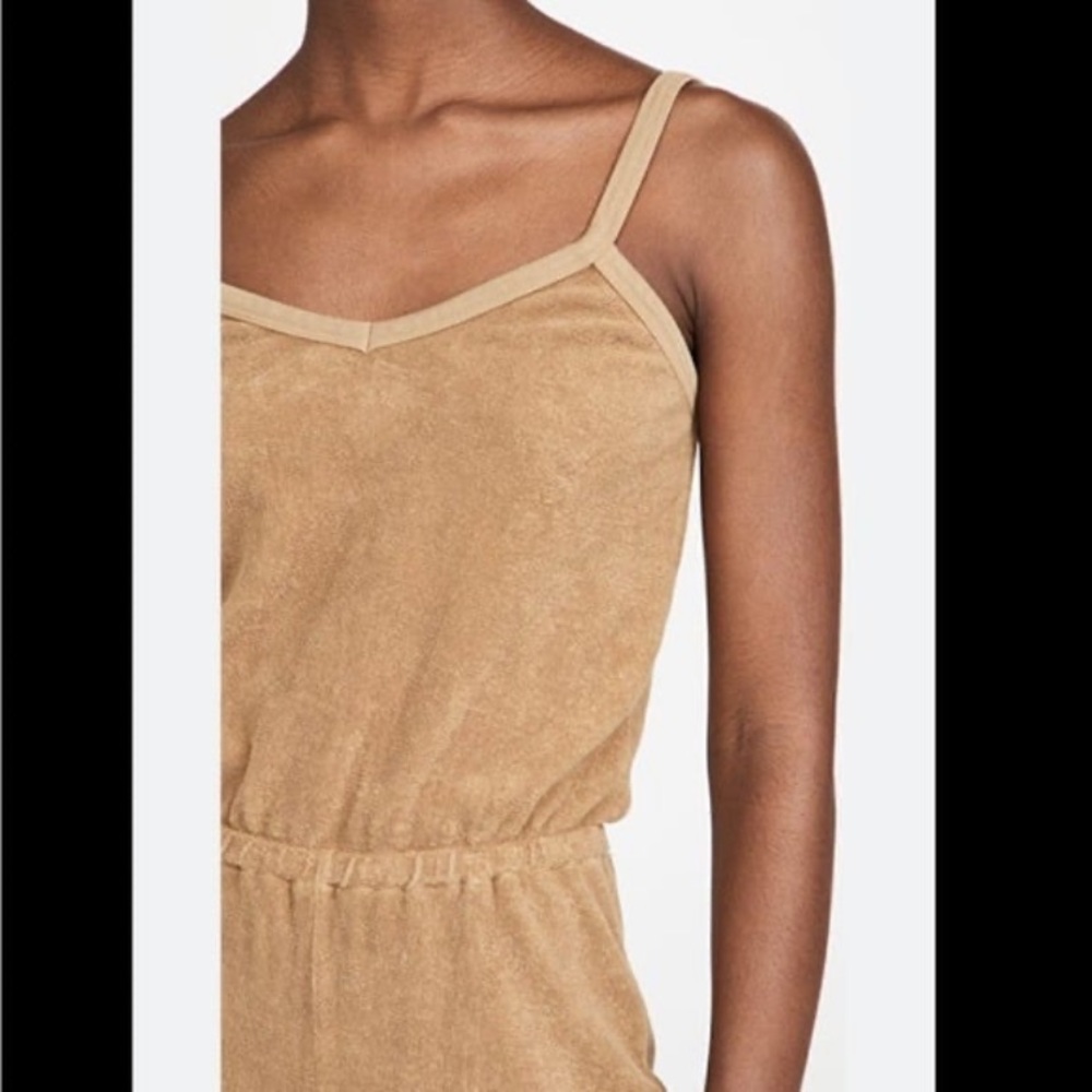 Suzie Kondi organic terry cotton Tank dress in Teddy brown - Picture 9 of 9